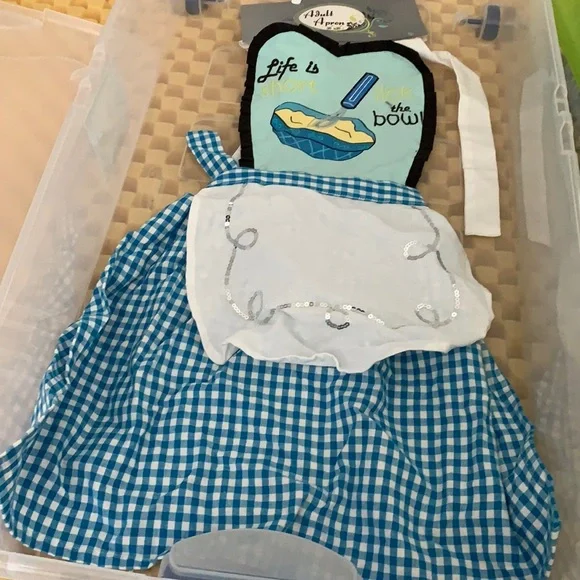 NWT - Life if short lock the bowl adult apron - Picture 1 of 3